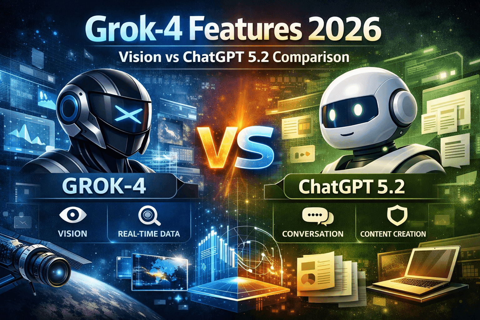 Grok-4 Features 2026: Vision Capabilities and ChatGPT 5.2 Comparison image
