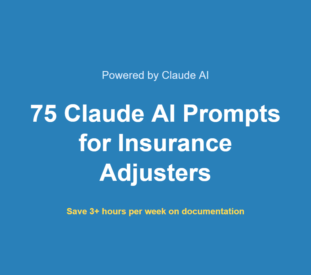 AI Prompts for Insurance Adjusters