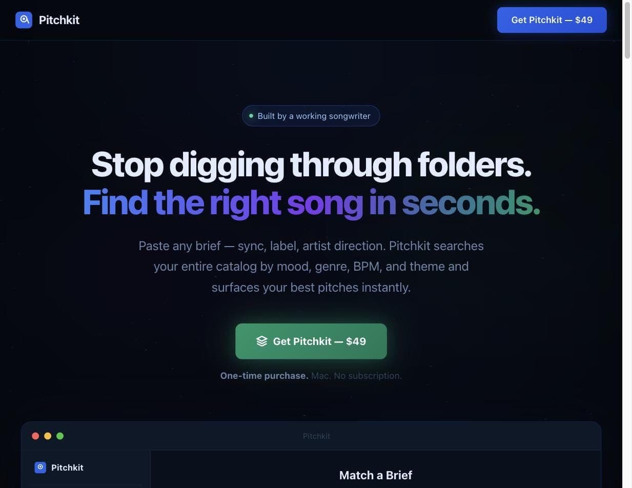 Pitchkit