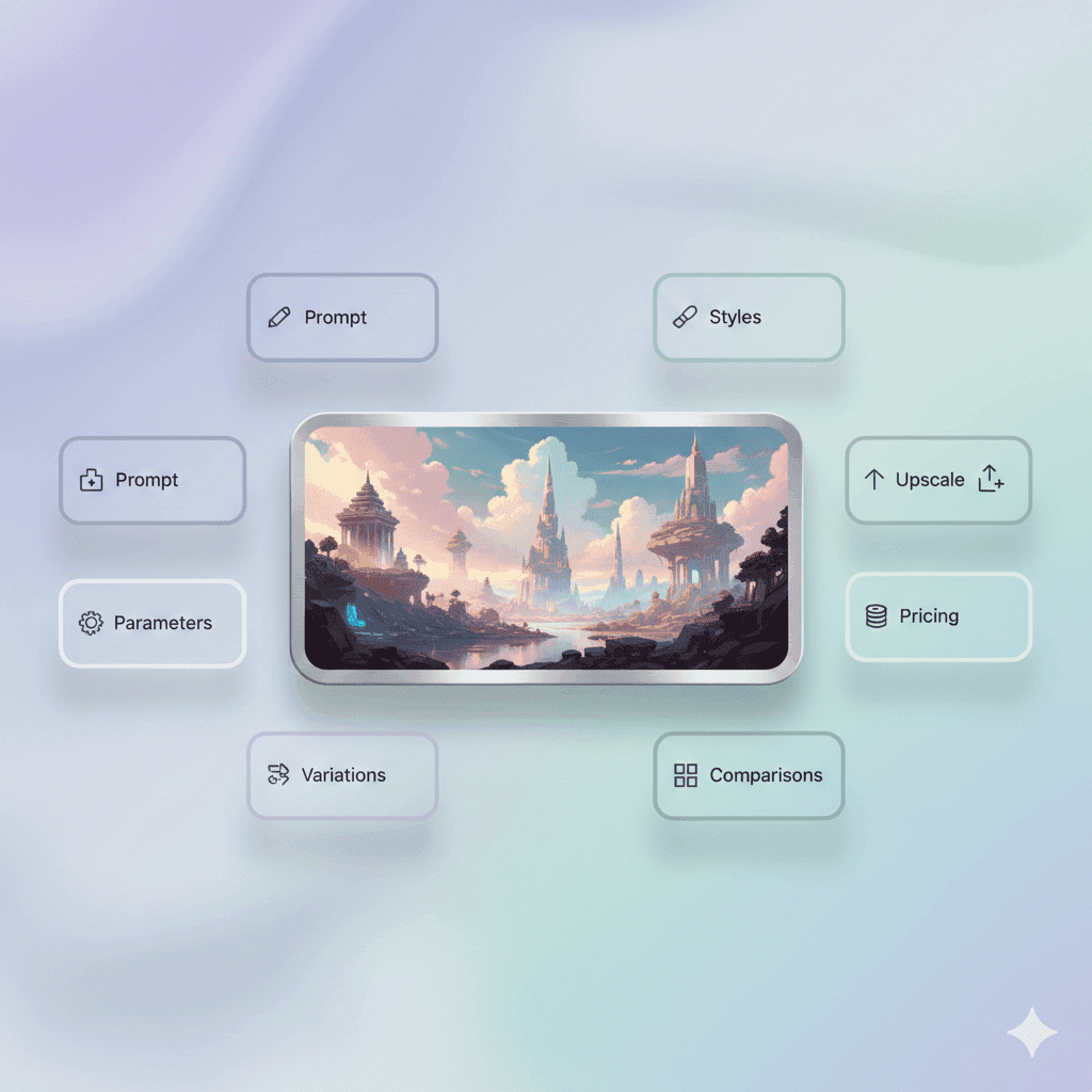 A Comprehensive Review of Midjourney: AI Engine, Applications, Comparisons, and Usage image