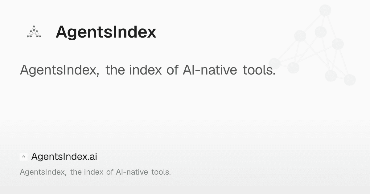 AgentsIndex