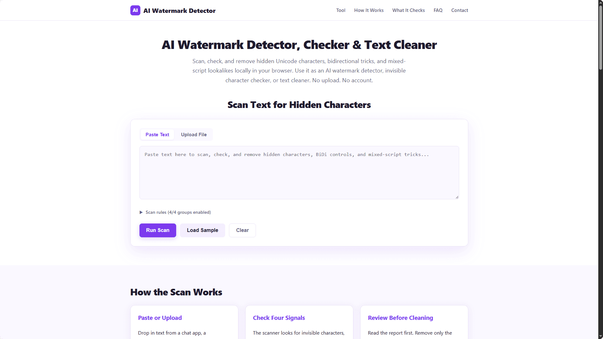 AI Watermark Detector