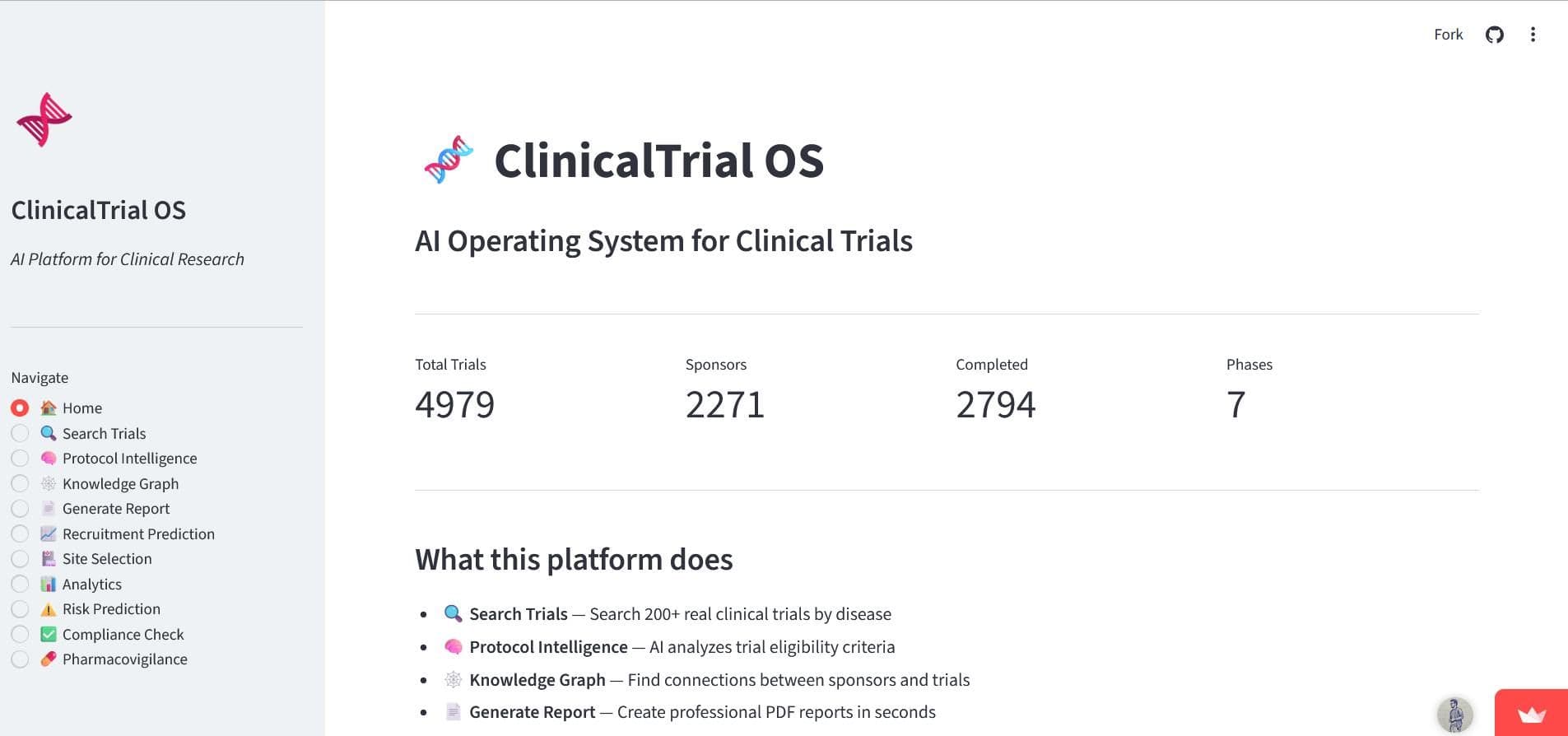 ClinicalTrial OS